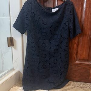 Jessica H elegant Navy Lace Dress